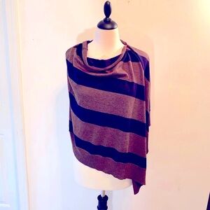 Kerisma Eden Stripe Poncho, One Size